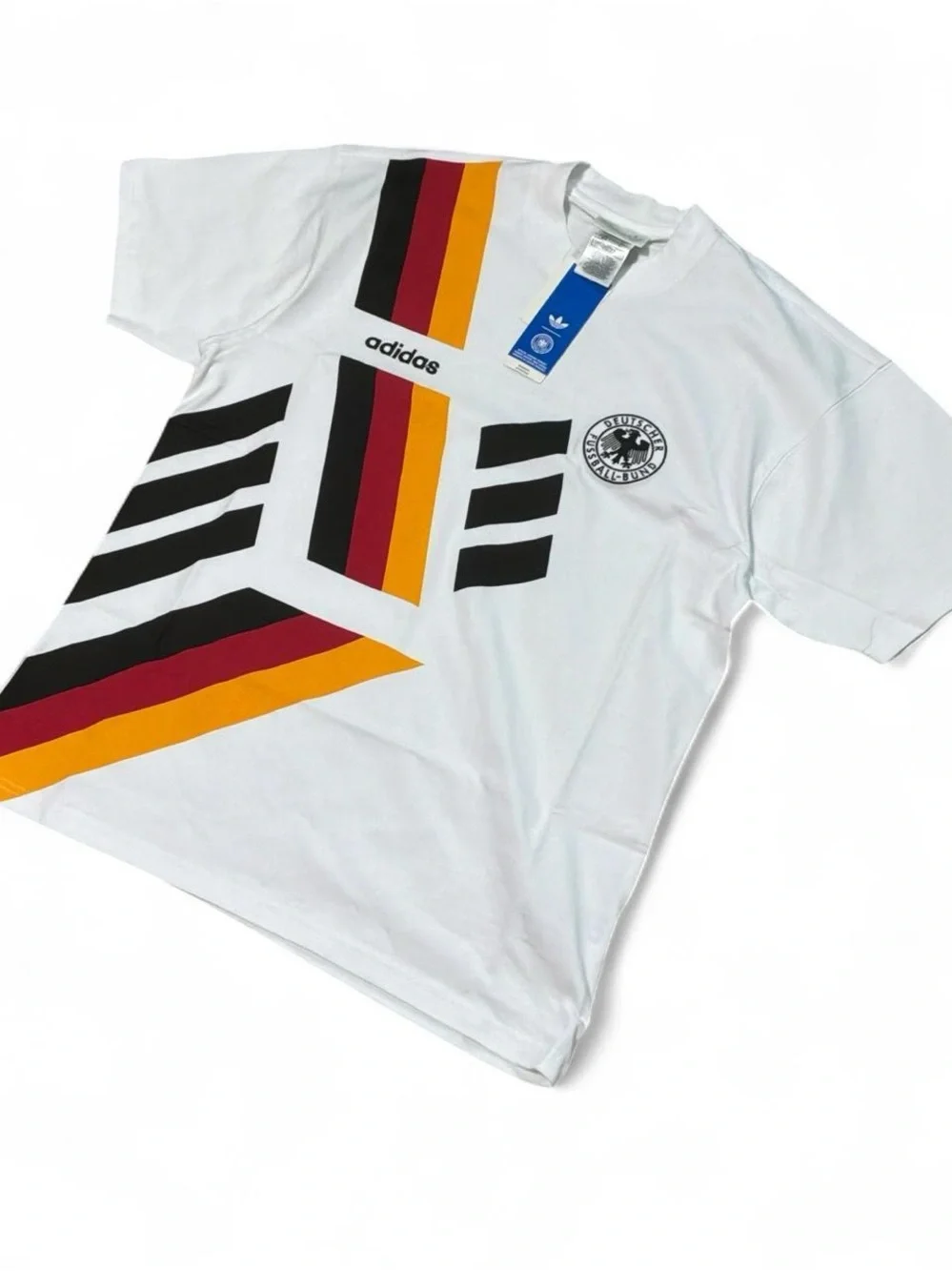 Adidas X German national team 1990’s remake lifestyle graphic tee.